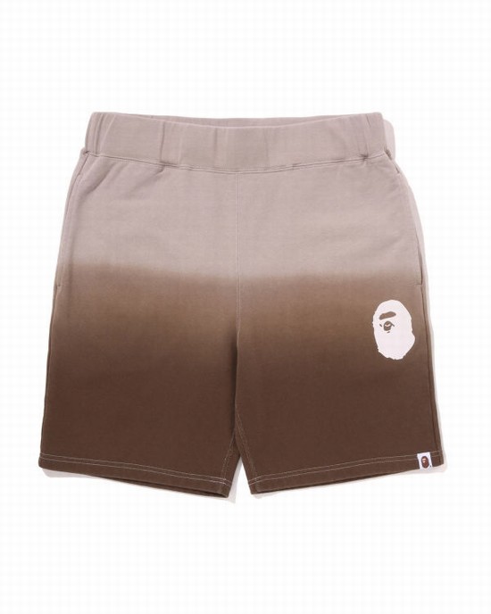 Pantaloni Scurti Bape Gradation Barbati Cafe | SNCAIP853
