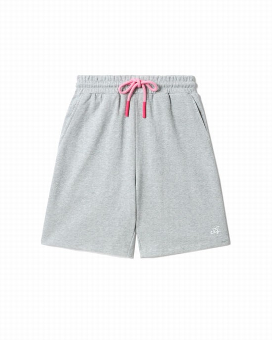 Pantaloni Scurti Bape Logo track Dama Gri | CTJPWE167