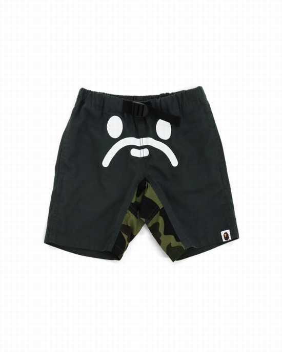 Pantaloni Scurti Bape Milo Climbing Copii Verzi Inchis | MUXWQY236