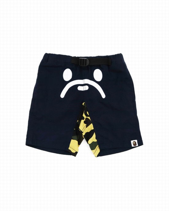 Pantaloni Scurti Bape Milo Climbing Copii Bleumarin Albastri | ZELICA150