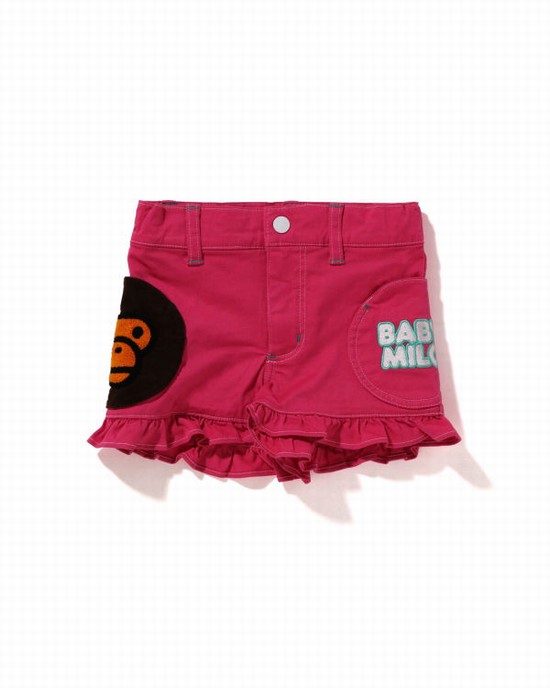 Pantaloni Scurti Bape Milo Pocket Fill Copii Roz | QHBSWV724