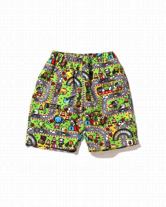 Pantaloni Scurti Bape Milo Racing Beach Copii Colorati | UYAIRJ479