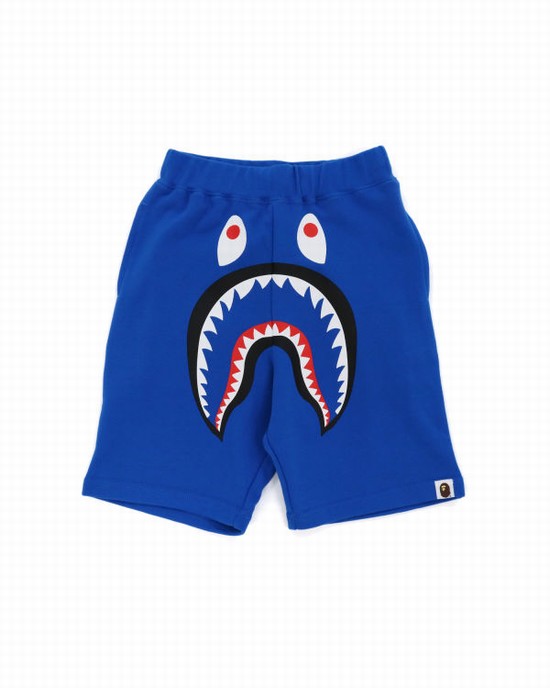Pantaloni Scurti Bape Shark Copii Albastri | UTGRBA294