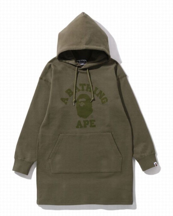 Rochie Bape Ape Head One Point Onepiece Dama Verzi Deschis | BPXRAD106