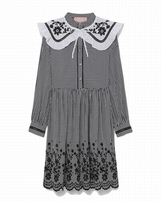 Rochie Bape Check dolly Dama Negrii | HEGBAX906