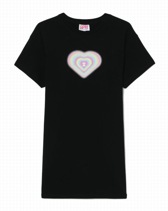 Rochie Bape Grafice Dama Negrii | ROPHEC123