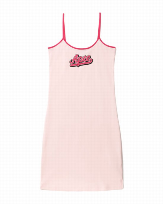 Rochie Bape Grafice Dama Roz | AYUECR174