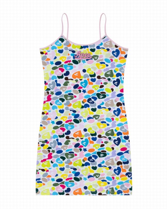 Rochie Bape Logo print Dama Colorati | OQPLVG679
