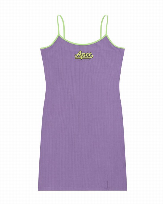 Rochie Bape Logo print Dama Violet | TOYGDL042