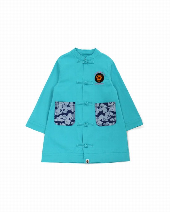 Rochie Bape Milo Patch Copii Verzi Deschis | XFCKTH645