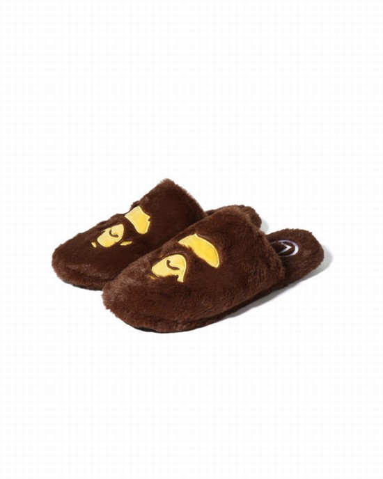 Sandale Bape Ape Head Barbati Maro | RTJCUP806