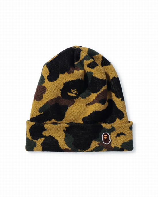 Sapca Bape 1st Camo Barbati Galbeni | HXYIEO472