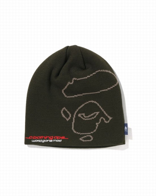Sapca Bape APE Face Barbati Verzi | WOTLNZ674