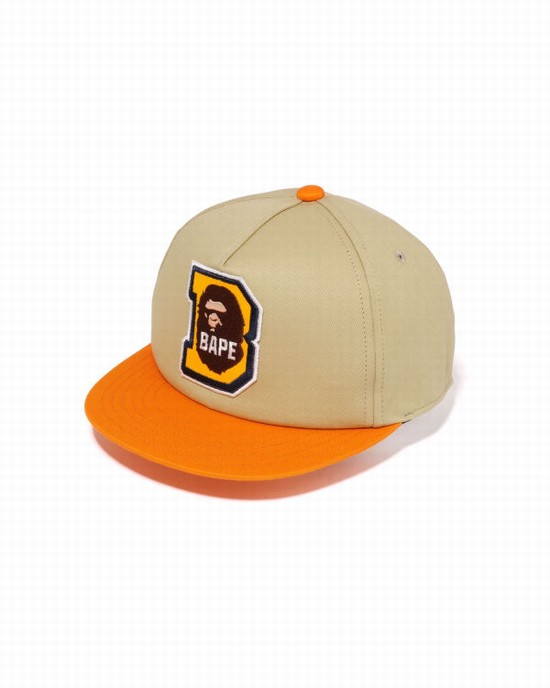 Sapca Bape Ape Head B Patch Copii Bej | COUNBS705