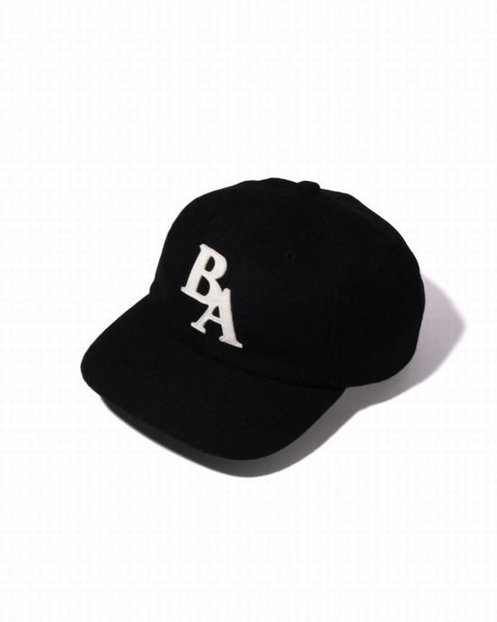 Sapca Bape Ape Head Melton Panel Barbati Negrii | TAJSOP074