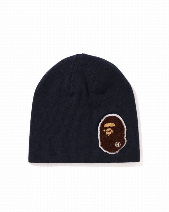 Sapca Bape Big Ape Head Barbati Albastri | PSHVRJ182
