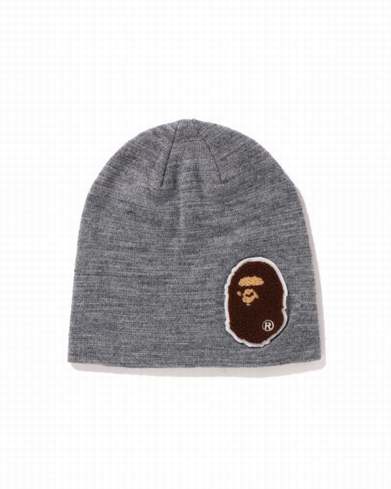 Sapca Bape Big Ape Head Barbati Gri | YKADMU084