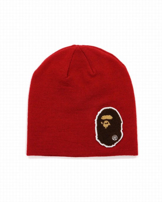 Sapca Bape Big Ape Head Barbati Rosii Deschis | CEBOGV413