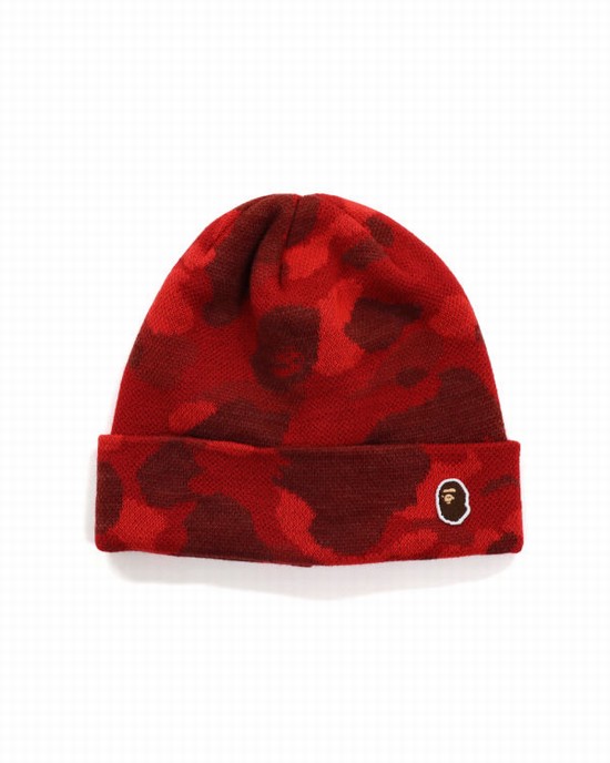 Sapca Bape Color Camo Barbati Rosii Deschis | VZXIKO657