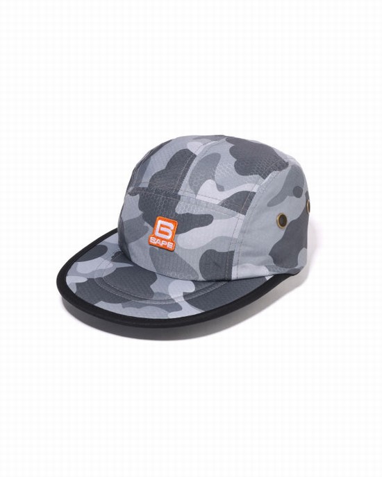 Sapca Bape Honeycomb Camo Jet Barbati Gri | JMPXKF406
