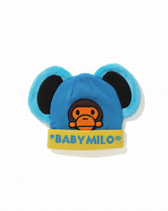 Sapca Bape Milo Friends Boa Copii Albastri | ZDCTOL784
