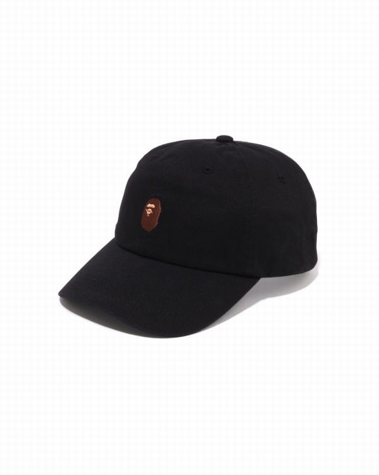 Sapca Bape One Point Panel Barbati Negrii | ENLICU483