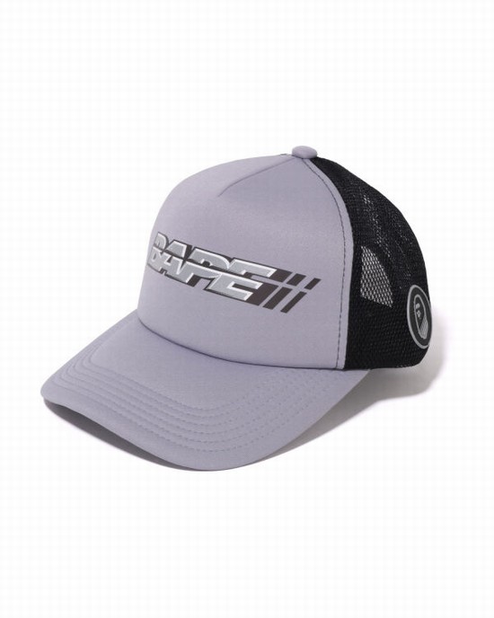 Sapca Bape Racer Mesh Barbati Gri | DCMLNY940