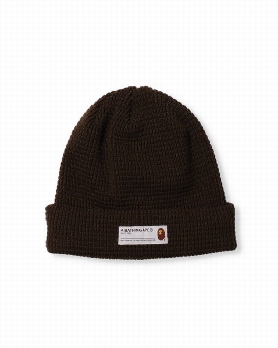 Sapca Bape Waffle Barbati Negrii | XTEHPC618