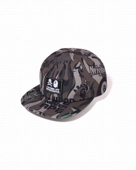 Sapca Bape X NBHD Barbati Kaki Inchis | MNVTGD793