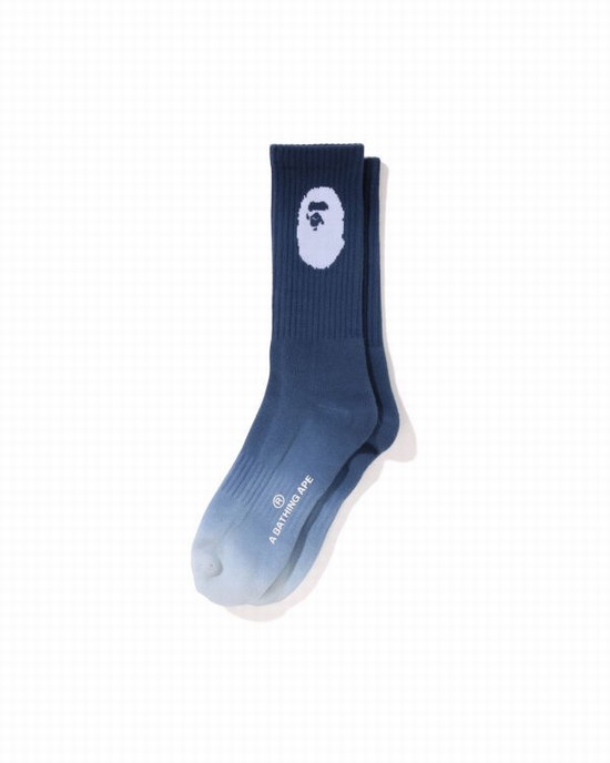 Sosete Bape Gradation Barbati Albastri | KCLADT904
