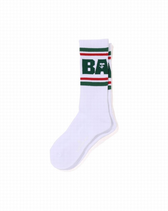 Sosete Bape Line Barbati Verzi Deschis | VDXCNK023