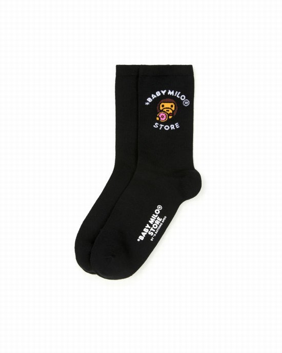 Sosete Bape Milo Dama Negrii | LNFOJB235