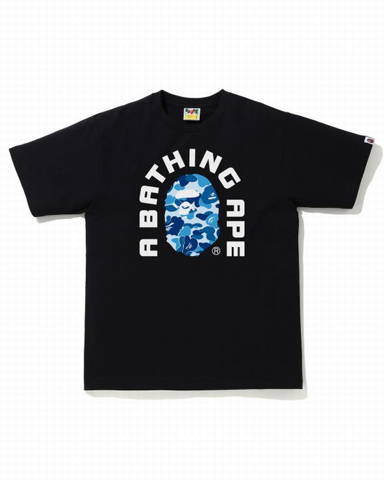 Tricouri Bape ABC Camo College 2020 Barbati Negrii | CTXPZS547
