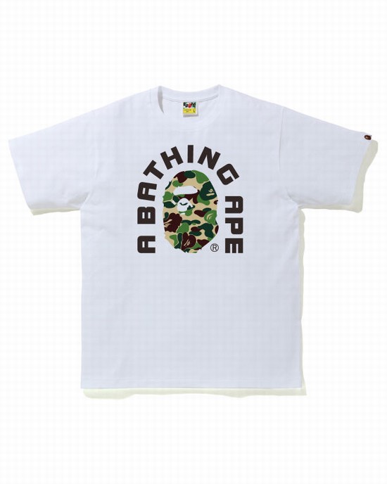 Tricouri Bape ABC Camo College 2020 Barbati Verzi | QPYDHR728
