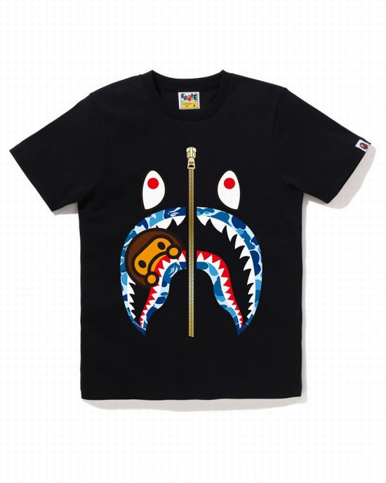 Tricouri Bape ABC Camo Milo Shark Dama Negrii | XFWDSA417