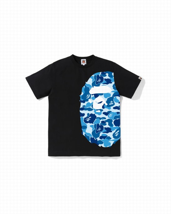 Tricouri Bape ABC Camo Side Big Ape Head Jr Copii Negrii | KHDWQV685
