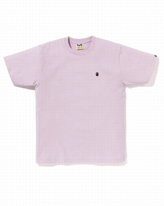 Tricouri Bape Ape Head One Point Barbati Violet | IOTSHM123