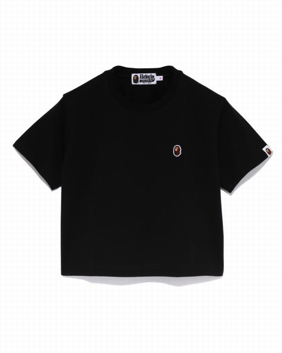 Tricouri Bape Ape Head One Point Mini Dama Negrii | RNAXZO694