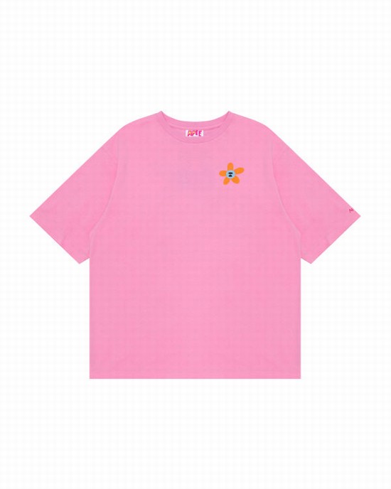 Tricouri Bape Clasici Dama Roz | WYPREM137