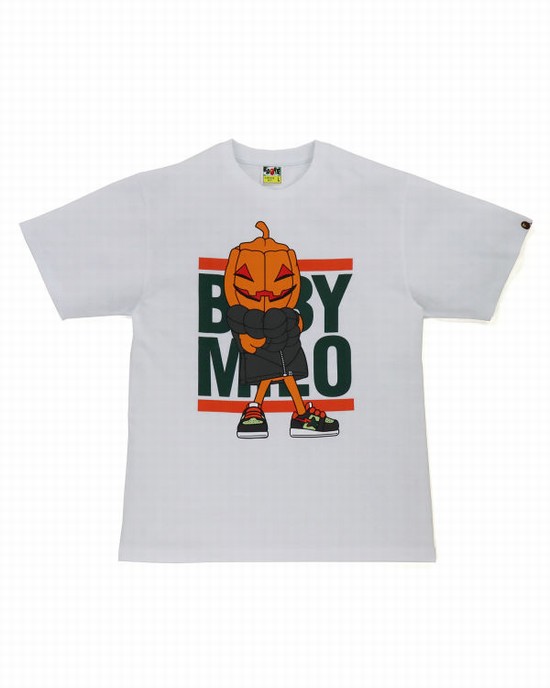 Tricouri Bape Halloween Milo Barbati Albi | GMTOWD259