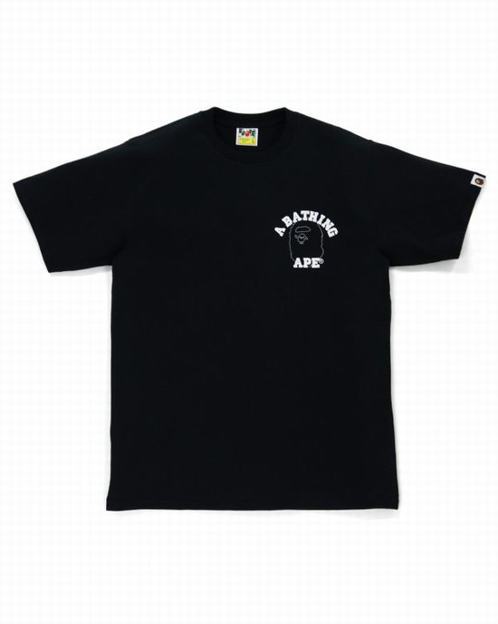 Tricouri Bape Line 1st Camo Face Barbati Negrii | XCRWKD075