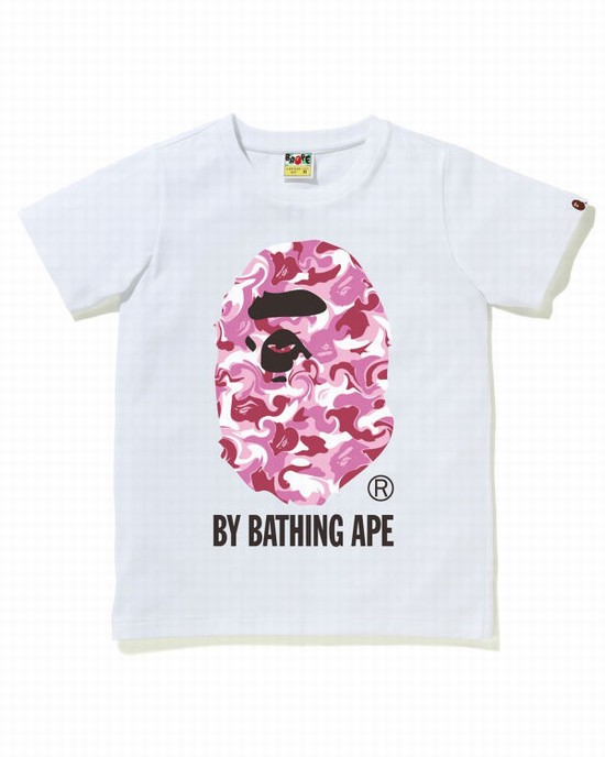 Tricouri Bape Marble Camo Dama Albi | JIGTBC037