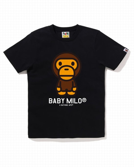 Tricouri Bape Milo Dama Negrii | JLDKVH015