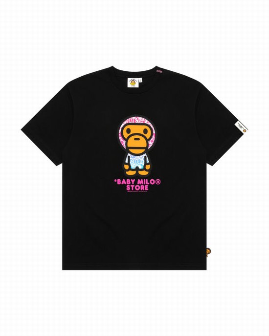 Tricouri Bape Milo Dama Negrii | UQPAWV037