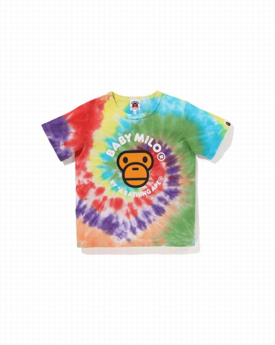Tricouri Bape Milo Dyed Copii Portocalii | RQMCWS964