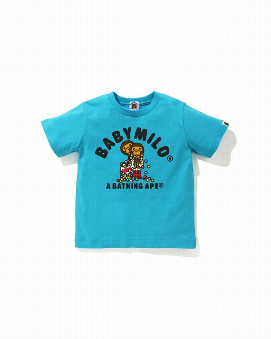 Tricouri Bape Milo Gum Ball Copii Albastri | TLDUYA946