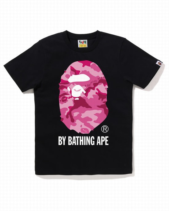 Tricouri Bape Woodland Camo By Bathing Ape Dama Negrii | DXLRVZ475
