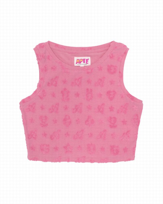 Vesta Bape Cropped pattern Dama Roz | CGEUBL610